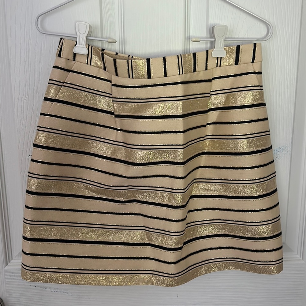 JCrew stripe skirt